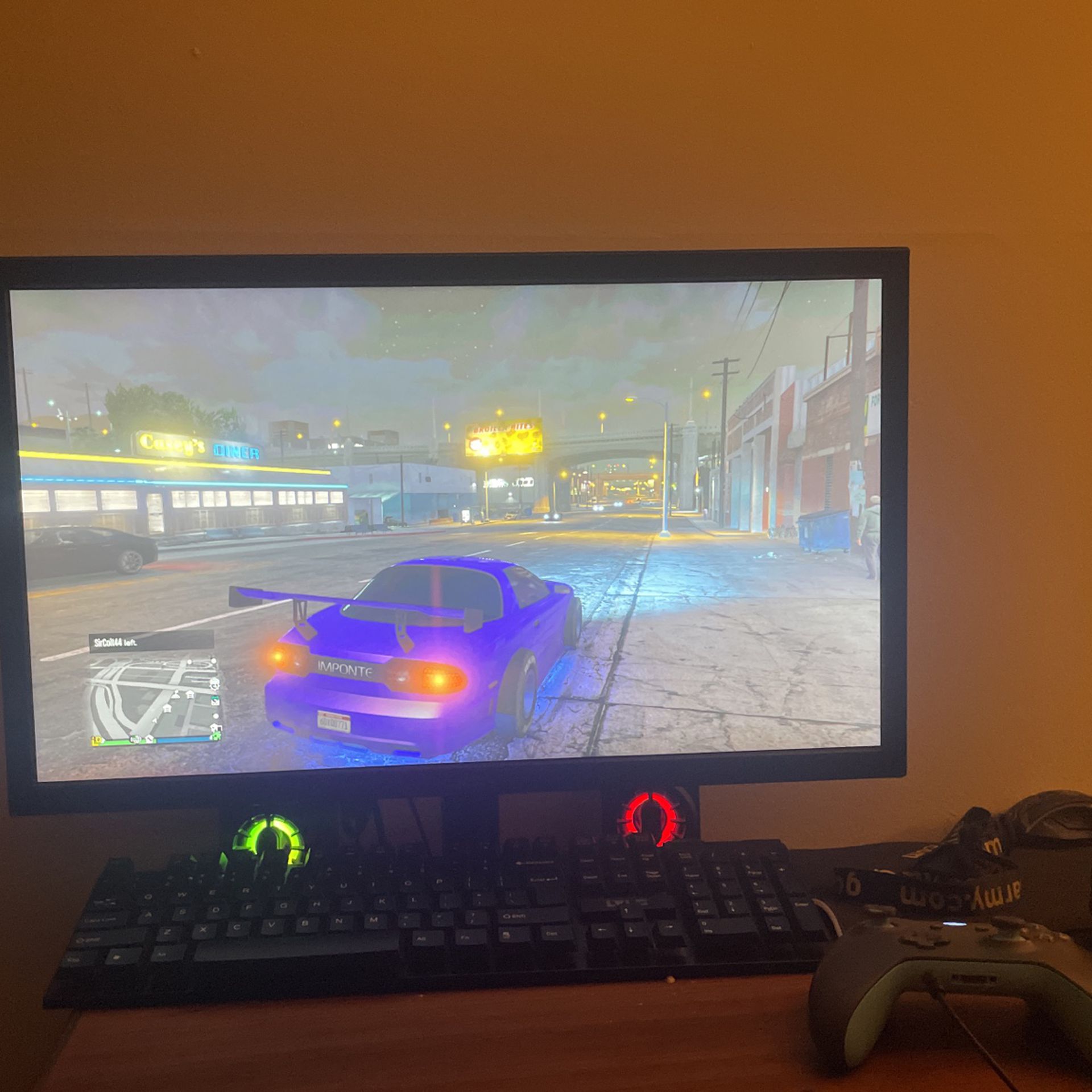 Pc Monitor And Xbox