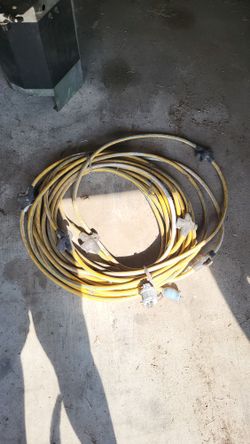 Job Site Electrical Cord Extension Light Wire 