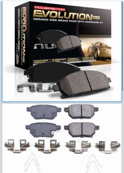 PowerStop Rear Brake Pads for Lexus CT200h 2011-17 |Scion iM 2016 |Toyota Corolla iM 2017-18 |Prius 2010-20 |Prius Plug-In 2012-15 - Z17 Ceramic Brake