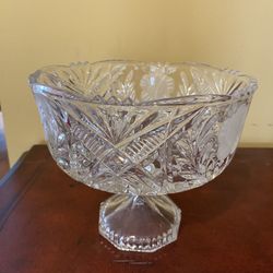 Crystal Pedestal Bowl