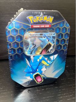 Pokémon Hidden Fates Gyarados GX Tin (Sealed/Unopened)