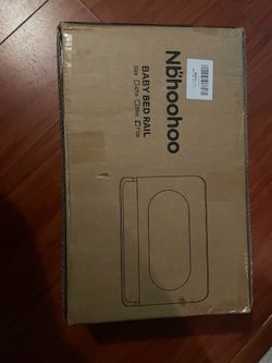 BRAND NEW! Nbhoohoo Baby Bed Rail (Gray, 71”)