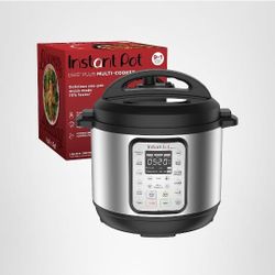 Instant Pot Duo Plus 6 Qt 9-in-1 Electric Pressure Cooker, Stainless Steel
