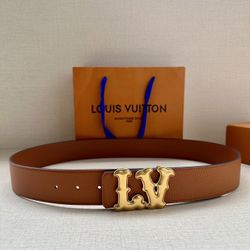 LV Men’s Belt With Box 2026 New 