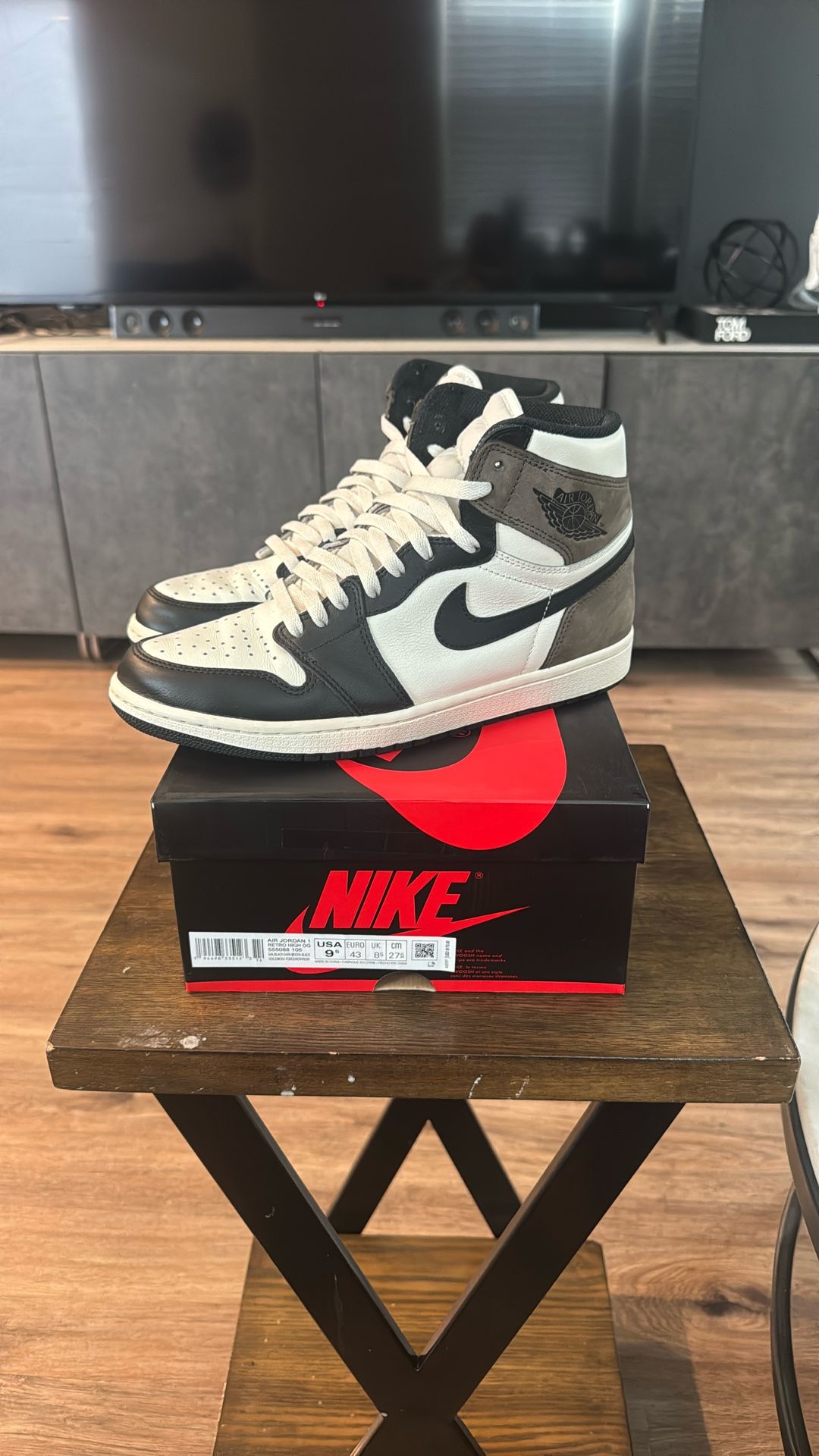 Jordan 1 Retro High Og Mocha Sz 9.5