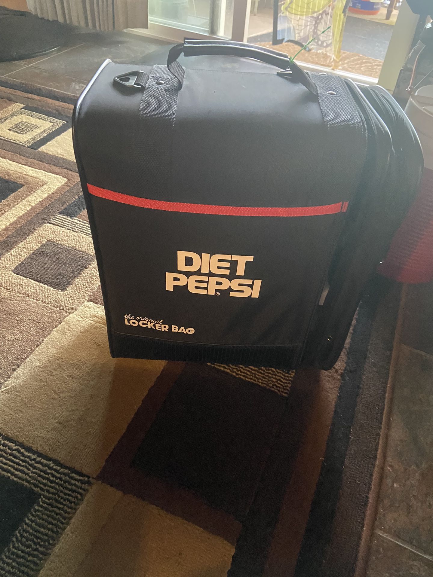 Vintage OGIO Locker Bag 17”tall 9” Deep 14” Wide Numerous Compartments For Storage W/carrying Strap. Like New