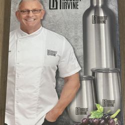 Robert Irvine Insulated Wine Bottle & Tumbler Set Food Network NIB