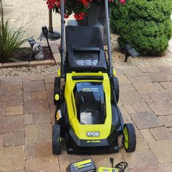 RYOBI
40V HP Brushless 20 in. Cordless Battery Walk Behind Push Lawn Mower with 6.0 Ah Battery and Charger