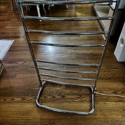 Warmrails Hyde Park Towel Warmer, Height 38 inch x Width 23.6 inch, Chrome Finish - Model WHC