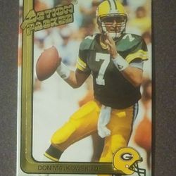1991 Hi-Pro Don Majkowski Green Bay Packers #85 Quarterback Action Packed Football Card Vintage Collectible Sports NFL Trading Pro 