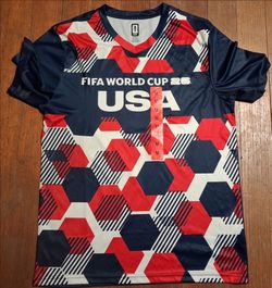 Mens size Medium New sticker on front FIFA World Cup 2026 USA Jersey Medium