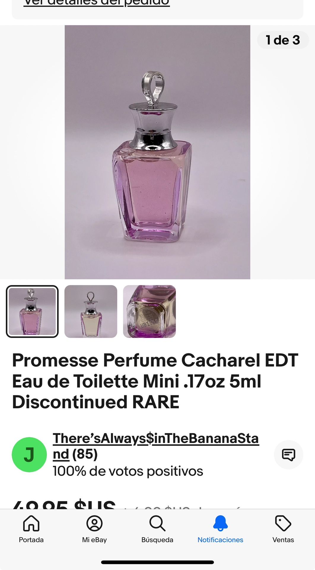 Promesse Cacharel Discontinued 