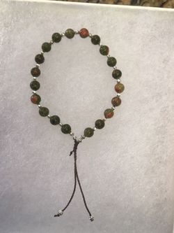 Unakite bracelet