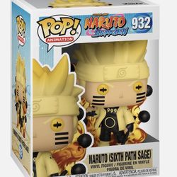 Funko Pop! Animation: Naruto – Naruto Sixth Path Sage vinyl figure, number 932