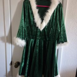 Santa's Elf Dress, Size 2XL