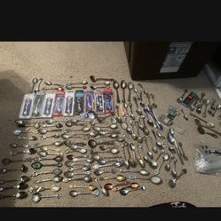 Over 150 Collectible Antique Spoons