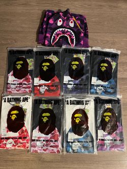 Bape hoodie/tees