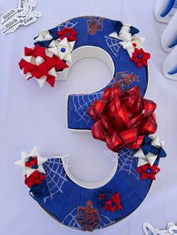 Spider-Man birthday decore