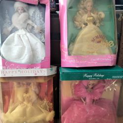 10 Vintage Mattel Barbie Doll Collection