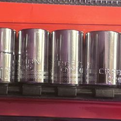 Craftsman 11 Piece SAE 12 Point 1/2 Inch Drive Soxket Set