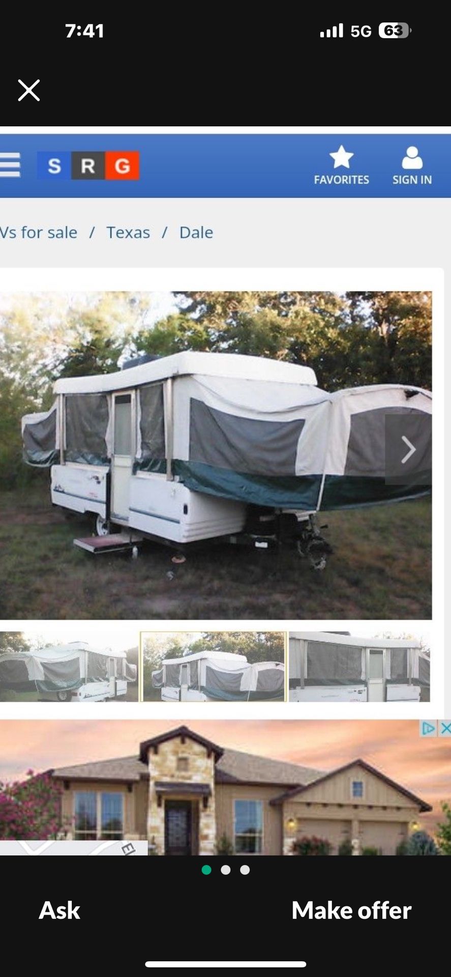 1996 Coleman Pop Up Camper  Buy Or Trade 