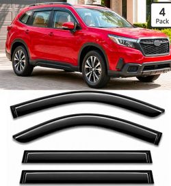 2025-2026 Subaru Forester Window Visors Rain Guards – 4PC Set