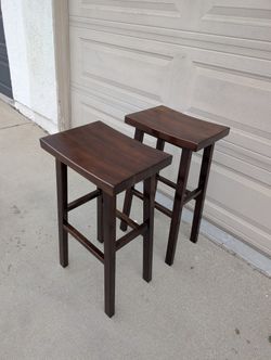 Set of Hardwood High Chairs (Amazing Condition!)
