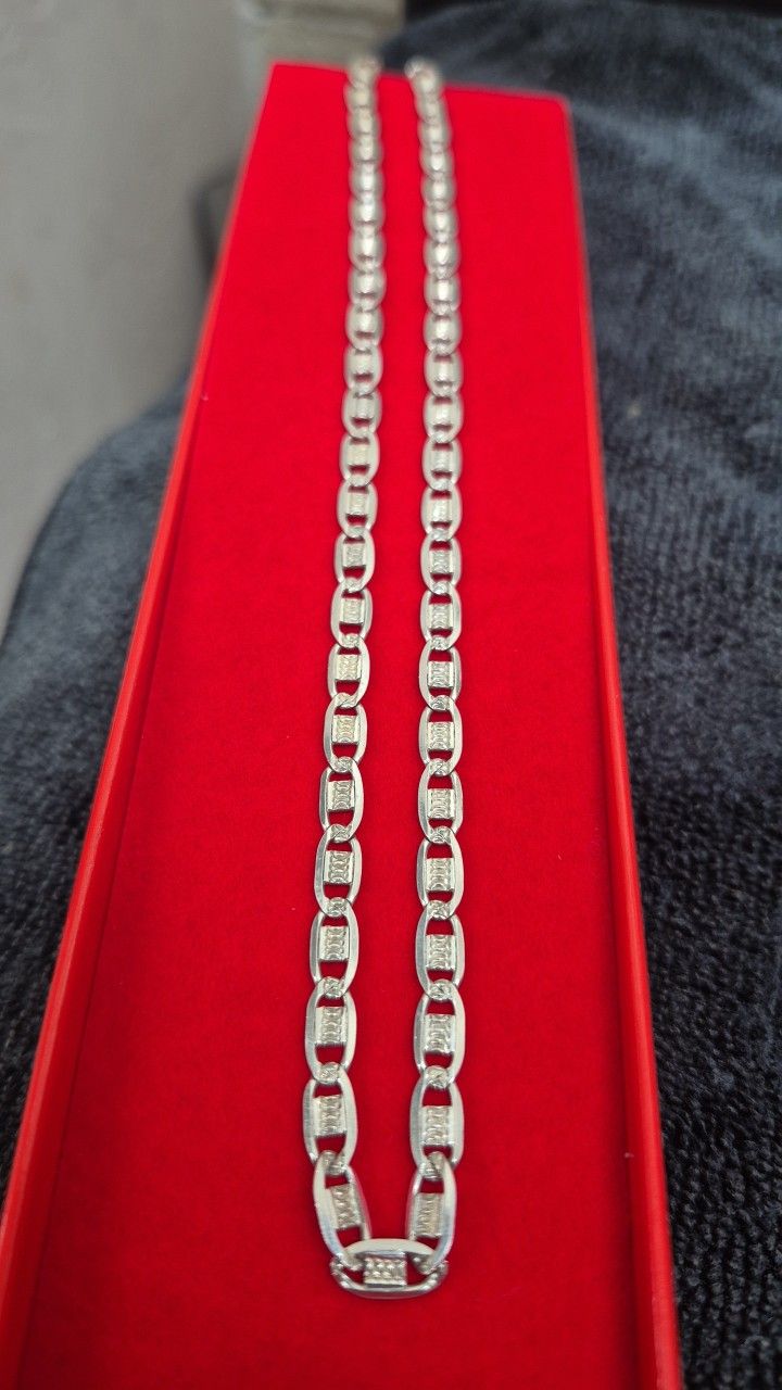 Silver Mariner/Gucci Chain