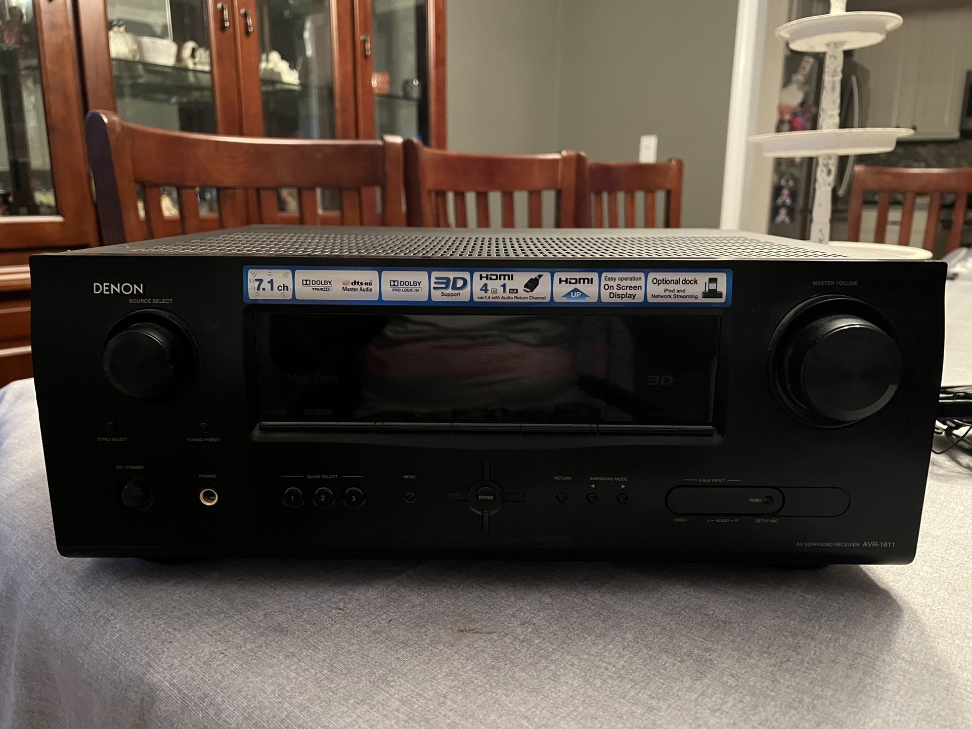 Denon 7.1 Channel AVR-1611 Receiver