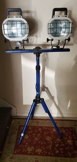 1200w Twin Halogen Light Stand