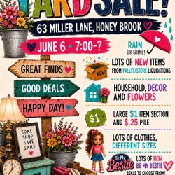 Yard Sale June 6