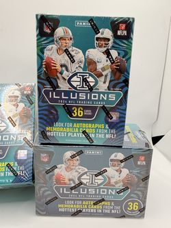 2024 NFL Illusion football blaster Box trading cards