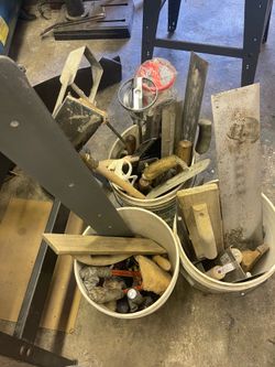Concrete tool lot