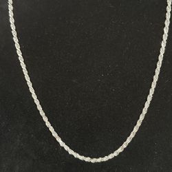 24in 3.9mm 925 Sterling Silver Rope 