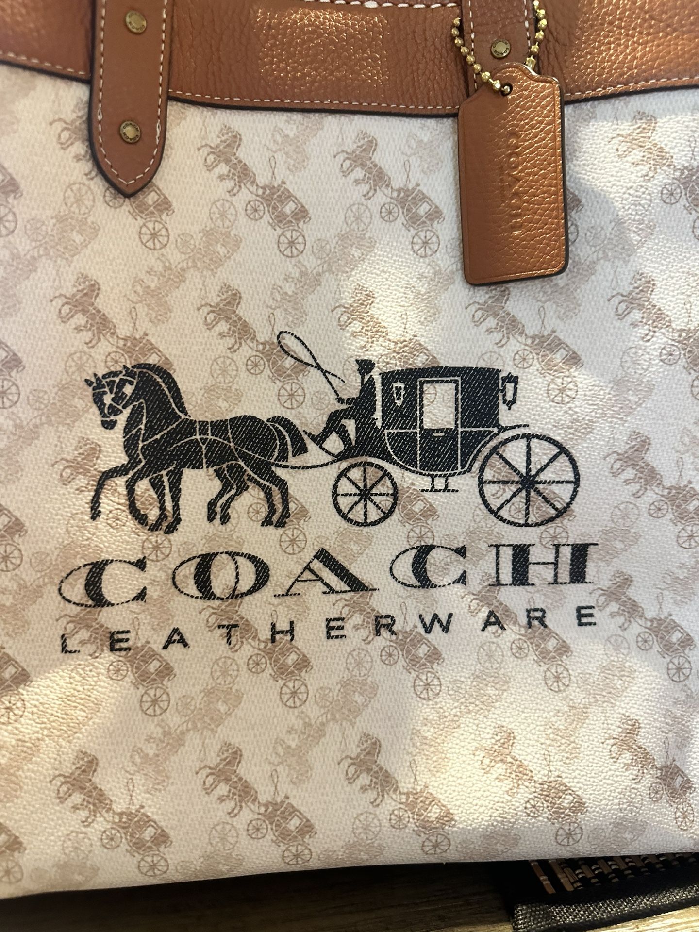 Coach Leatherware Horse And Carriage Field Tote