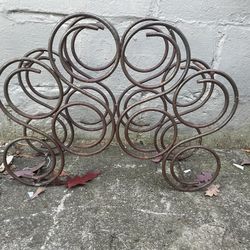Vintage Metal Wine Rack