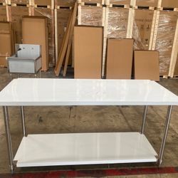 All Stainless Steel Table NSF 72W x 30D x34H inches