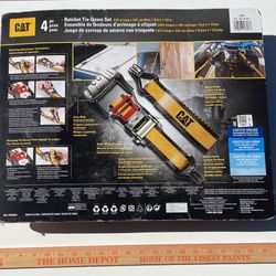 CAT 4pc Ratchet Tie-Down set