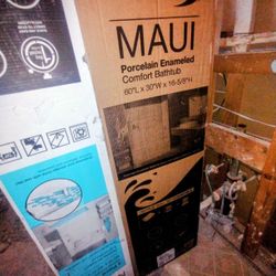 Aloha Plus 60 in. x 32 in. Alcove Soaking Bathtub With Right Drain in White