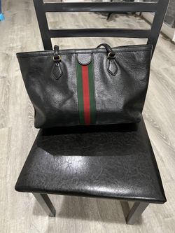 Gucci Medium Ophidia Tote Bag in Black