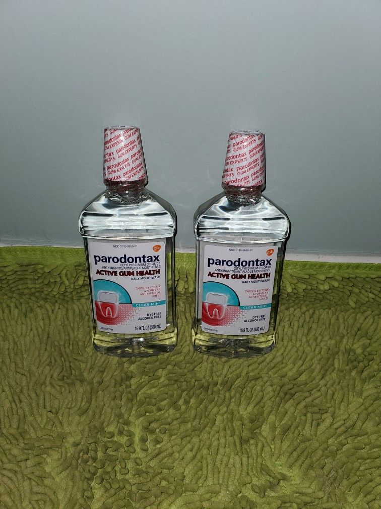 2 Paradontax Mouthwash 16.9oz Active Gum Health