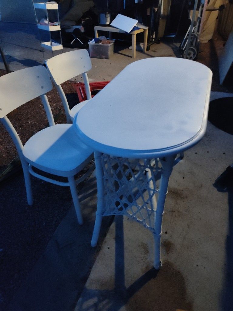 Wooden Table And Chairs