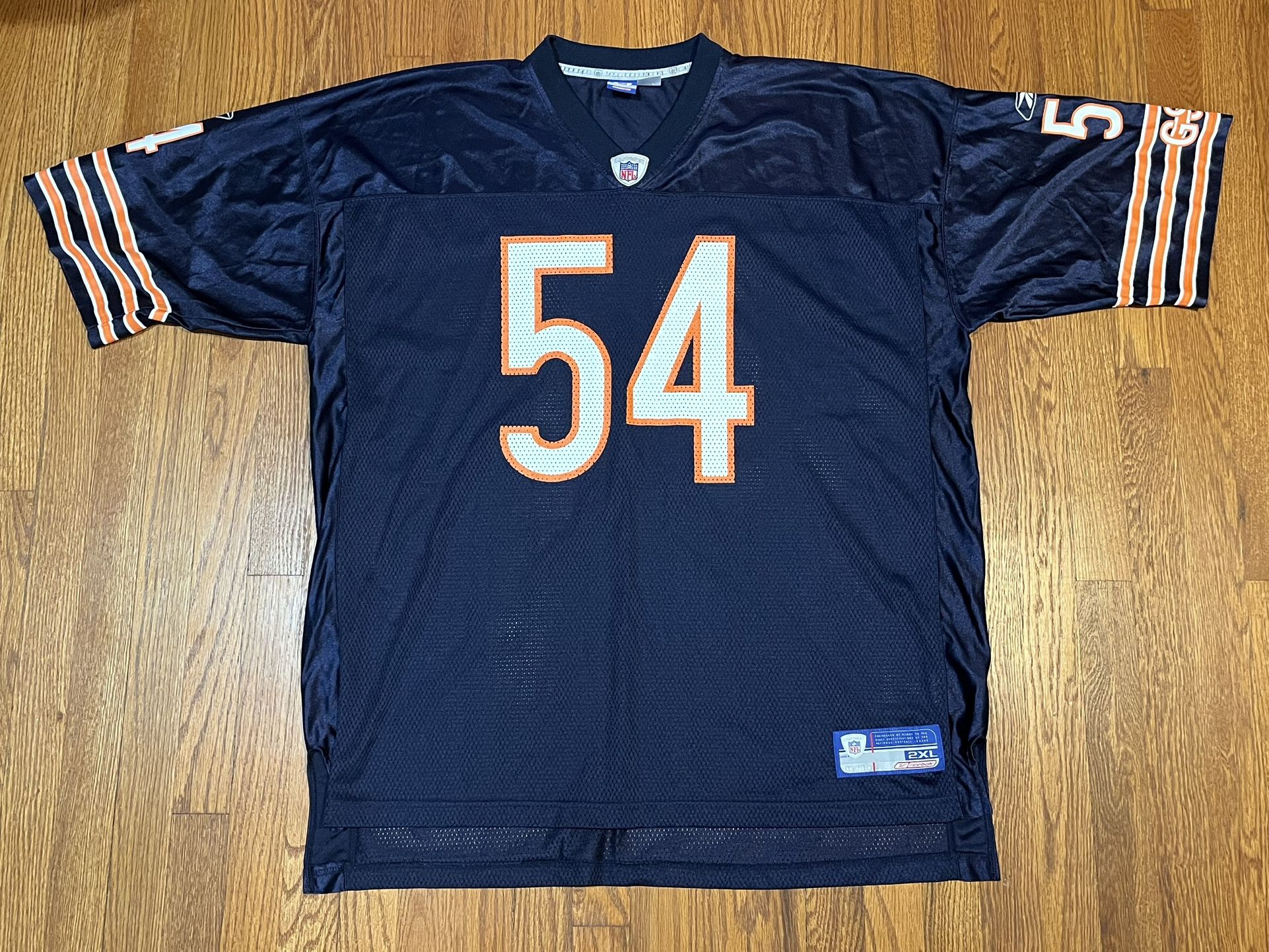 Brian Urlacher Chicago Bears Football Jersey XXL Reebok Authentic