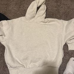 Essentials Oatmeal/ Cream Classic Hoodie