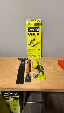 RYOBI ONE+ 18V Cordless Grass Shear and Shrubber Trimmer (Tool Only)