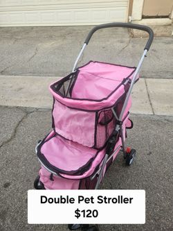 Double Pet Stroller
