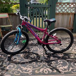 Girls Mongoose 24” Mountain Bike 