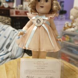 Danbury Mint Silver Shirley Temple Doll