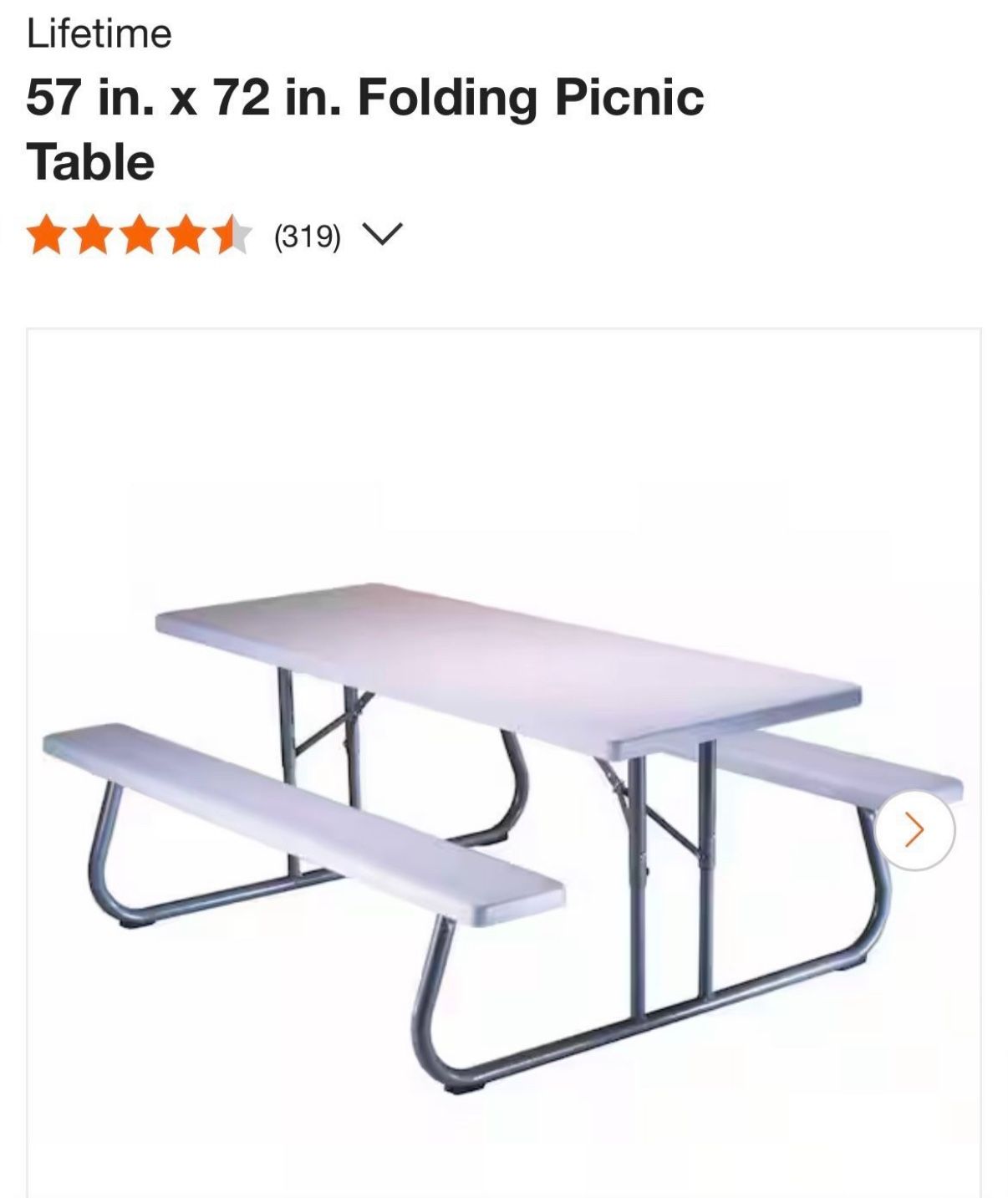 Folding Picnic Table