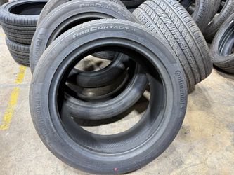 FREE INSTALL - Continental All Season tires 255/45R19 Tesla model Y tires 